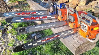 FarmerTec G888 Husqvarna 266sg 281xp and John Cutter G5800 Big knotty oak [upl. by Cheng]