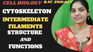 Intermediate filament Structure And FunctionsCytoskeleton structure and functions bsc 1st year [upl. by Sigmund]