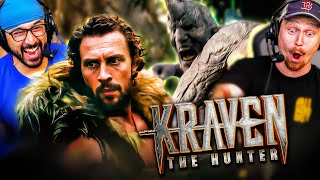 KRAVEN THE HUNTER TRAILER REACTION Kraven New Trailer  Rhino  SpiderMan  SpiderVerse [upl. by Adnyleb]