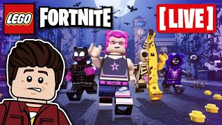 LEGO FORTNITE LIVESTREAM  SPOOKY TILTED TOWERS AD [upl. by Utter552]