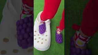 Giant slippers  Super cool grape slippers 🍇🍇 slippers love trending slippers [upl. by Palila]