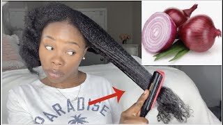 3 ways to use onions for massive Hair growth How to make onion juice and oil for long thick hair [upl. by Borek70]