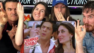 CHAMMAK CHALLO  Ra One  SRK  Song REACTION [upl. by Wenona]