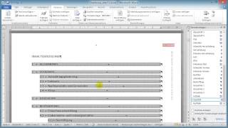 Umfangreiche Dokumente in Word Teil 12 Inhaltsverzeichnis erstellen [upl. by Ajidahk]