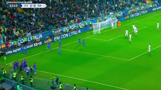 Giovanni Di Lorenzo Goal Italy Vs Israel 20 All Goals Analysis amp Extended Highlights Result [upl. by Latsirc]