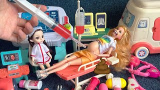 8 Minutes Satisfying with Unboxing Pregnant Women Giving Birth Game，Doctor Playset [upl. by Donnelly798]