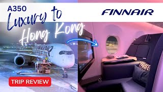 Stunning Finnair A350 Business Class to Hong Kong [upl. by Renferd]