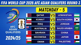 AFC QUALIFIERS  World Cup Qualifiers 2026  AFC Asian Qualifiers [upl. by Sylvan]