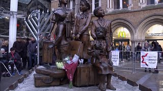 Kindertransport 85th anniversary marked in the UK  3Dec2023 [upl. by Par]