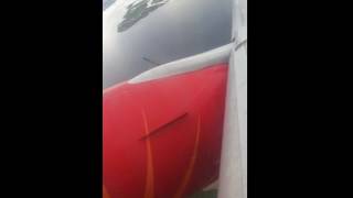 Nacelle Strakes Vortex Flow Visualization Over Boeing 777300 ER Engine and Wing During Take Off [upl. by Zalucki538]