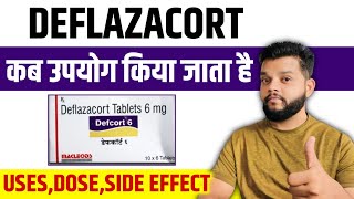 Deflazacort Tablet UsesDoseMode Of Action amp Side Effects In Hindi  Defcort 6 mg [upl. by Brandyn954]