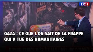 Gaza  ce que lon sait de la frappe qui a tué des humanitaires [upl. by Eijneb378]