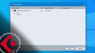 Cubase  missing ports unmapped what does it mean how to solve [upl. by Mingche]