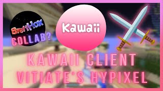 Kawaii Client VITIATES Hypixel Cheap Intent Client  Noq Collab [upl. by Tobie]