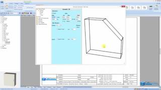 Creating a Sloped Cabinet in CabMaster [upl. by Polash]