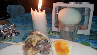 OLDASMR DIY MAKINGS SATISFIENG sounds in aluminum foil COOKING 🍳 eggs 🥚 the 1specialty Balutpinoy [upl. by Ainivad]