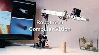 Arduino Robot arm with Computer Vision [upl. by Eelyahs760]