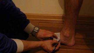 Navicular Drop Test [upl. by Baoj557]