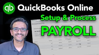 QuickBooks Online 2024 How to Run Payroll amp Process Payroll Taxes [upl. by Frederich846]