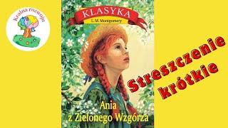 Streszczenie lektury Ania z Zielonego Wzgórza [upl. by Cohbath780]