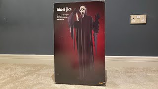 SCREAM Ghostface Animatronic Unboxing SPIRIT HALLOWEEN [upl. by Kalagher]