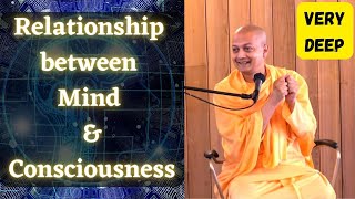 Relationship between Mind and Consciousness  Swami Sarvapriyananda  Sarvapriyananda latest 2022 [upl. by Osrick]