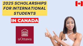 2025 FULLY FUNDED SCHOLARSHIP IN CANADA FOR INTERNATIONAL STUDENTS  BSc amp MSc [upl. by Peppy335]