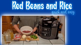 Red Beans and Rice in the Ninja Foodi or Instant Pot [upl. by Gnuhc]