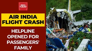 Kerala Air India Plane Crash Helpline Opened For Assistance Of Passengers amp Family [upl. by Pilar524]