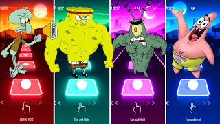 Squidward vs Bob vs Plankton vs Patrick 🎶 Who Will Win  Battle Edition [upl. by Anthea]