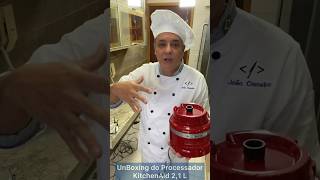 UnBoxing do processador de alimentos da Kitchenaid 21 litros [upl. by Aidne]