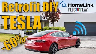 retrofit Tesla model Y  installation du Homelink en DIY compatible model 3 [upl. by Angell]