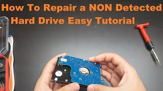 How to repair a hard drive That is not detected Easy Tutorial 2017 ✔ [upl. by Zechariah]