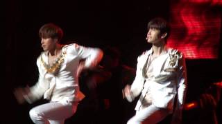 130705 Rising Sun  TVXQ  Nokia Theater LA [upl. by Einatsed]