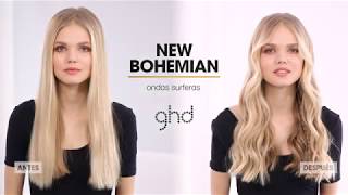 Tutorial peinado ghd  ONDAS SURFERAS  STYLER ghd PLATINUM [upl. by Omidyar]