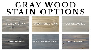 Grey Wood Stain Options [upl. by Yahsed]