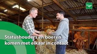 Statushouders en boeren komen met elkaar in contact [upl. by Doss208]