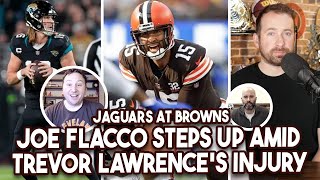 Browns vs Jaguars Joe Flacco Steps Up Amid Trevor Lawrences Injury [upl. by Raval859]