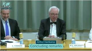 30 Years of UPICC Past Present and Future Relevance UNIDROIT 67 May 2024  Concluding remarks [upl. by Snave]