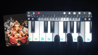 Deva shree Ganesha song cover by walk band pianoDeva shree ganesha songsong [upl. by Winthrop]