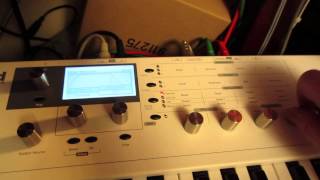 Waldorf Blofeld encoder problem demo [upl. by Jaf600]