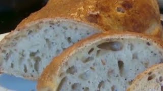 Bauernbrot tolle Kruste perfekte Brotkrume [upl. by Enotna]