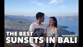 THE BEST SUNSETS IN BALI  BALI TRIP  TRAVELVLOG 14 [upl. by Githens]