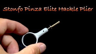 Stonfo Pinza Elite Hackle Plier Fly Tying Tool [upl. by Ahsimaj]