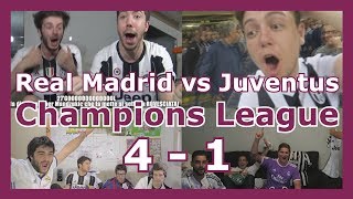 Reacciones Real Madrid vs Juventus  Final  Champions League  4  1  Recopilación [upl. by Nodnorb831]