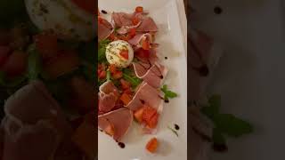 Mini Burrata cheese amp Parma ham yummy mini burrata burratacheese parma ham italian appetizer [upl. by Wadlinger]