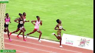 800M W FINAL Olympic Trials 2024 [upl. by Kapor]