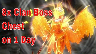 8x Clan Boss Chest on 1 Day  Legendary Champ Crafting  F2P  Raid Shadow Legends [upl. by Notserp]