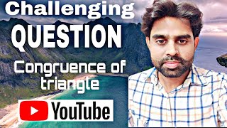 Challenging Question 🔥 from Congruence of Triangles  Class 9  Part4 [upl. by Lertram]