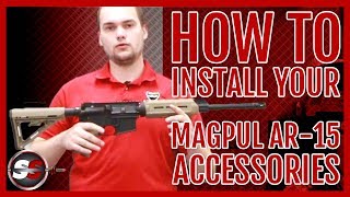 How To Install Your Magpul AR15 Accessories [upl. by Llekim]